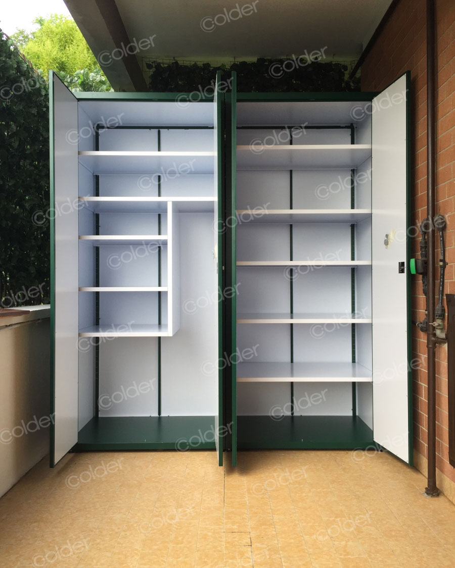 Struttura Verde interno porta-scope,piani